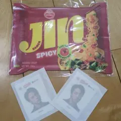 BTS JIN 韓国ラーメン　フォトカード2枚　鍋敷き