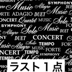 輸入生地　USAコットン　(The Music in Me)F