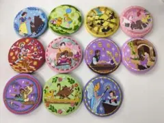 ディズニー 刺繍缶バッジ ビスケット 11個セット