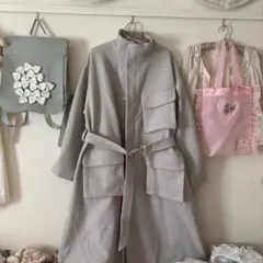 HARE グレー ロングコート Sサイズ