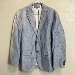 N236−6◯ TOMMY HILFIGER テーラードジャケット ブルー 46のサムネイル