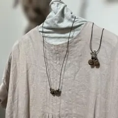 山葡萄皮ペンダントとイヤリングセット