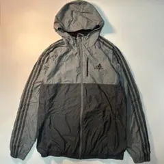 00s adidas hooded nylon jacket