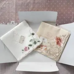 ☆汕頭 スワトウ刺繍ハンカチ 2枚セット☆ - メルカリ