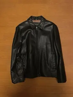 90s Banana Republic レザージャケット ダブルジップ