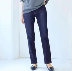 ベルメゾン　スラフィットデニムパンツのサムネイル