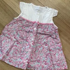 bebe フローラルプリント シャツ