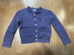 ポロ ラルフローレン ケーブルニット カーディガン 入園式