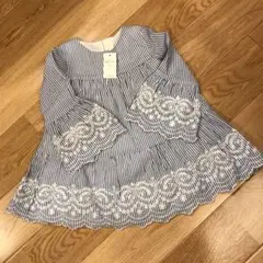 【新品、未使用】ベビーギャップ ワンピース ストライプ 90