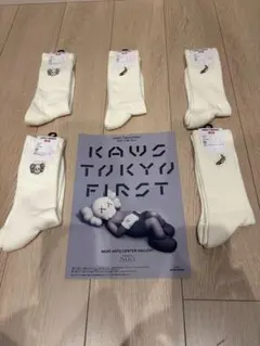 【新品】ユニクロKAWS + WARHOL ソックス 5足セット 25-27cm