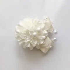 入学式・卒業式・入園式・卒園式｜ホワイトダリア　＆リボンセレモニーコサージュ｜