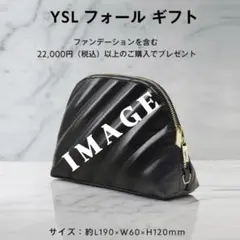 【数量限定】 YSL オリジナルポーチ フォールギフト