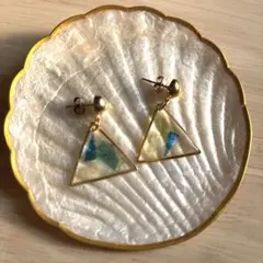 再販 ボタニカル タッセル リボン ネイティブ リゾート ピアス