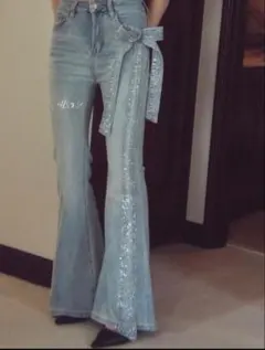 PELLICULE ペリキュール lacybelt motif denim - メルカリ