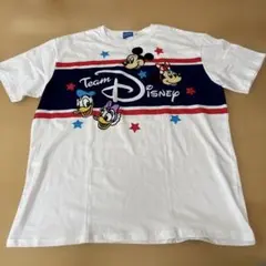 未使用に近い東京ディズニーリゾート チームディズニー Tシャツ 3L