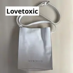 Lovetoxicラブトキシック スクエアショルダーバッグ ホワイト ガールズ