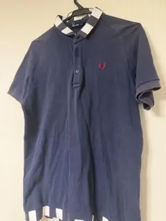FRED PERRY ポロシャツ ネイビー L