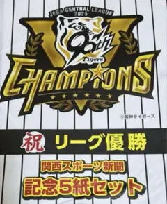 限定版　阪神タイガース　優勝　9月8日　スポーツ新聞　5紙セット