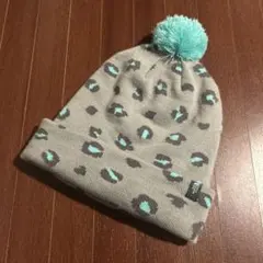 THE NORTH FACE ヒョウ柄ニット帽