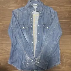 デニムシャツ l