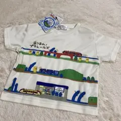 新品未使用☆ プラレールズ Tシャツ ホワイト　90㎝