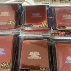 遊戯王　スリーブ　オシリスレッド　6個　新品