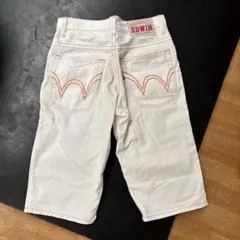 vintageEDWIN ホワイトデニムショートパンツのサムネイル