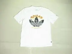 105980 アディダス　三つ葉　Tシャツ　白　サイズOのサムネイル
