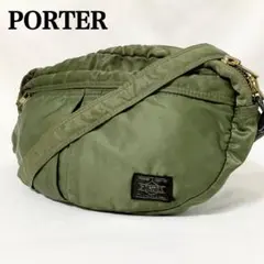 PORTER ショルダーバッグ タンカー クロスボディバック オリーブグリーン