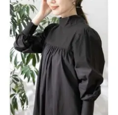 アーバンリサーチサニーレーベル ワンピース　ブラック　ロングワンピース