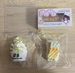 momoスクイーズ ロールケーキ マシュマロ 濃厚ソフトクリーム セット