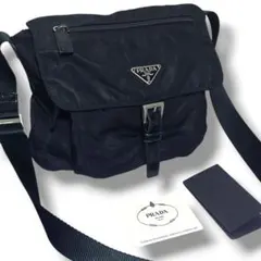 PRADA ナイロン メッセンジャー バッグ 三角 ロゴ ギャランティ カード