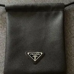 【残2 再販なし】PRADA ブラック レザー巾着