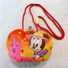 ハロウィン ミニーマウス がま口 ポシェット ベビーミニー 古銭入れ かぼちゃ