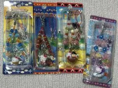 ハローキティ ご当地 限定 ストラップ 4個セット