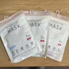 AIRism 洗えるマスク Lサイズ 3枚入り