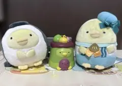 すみっコぐらし あつめてぬいぐるみ ぺんぎん？ スクイーズキーホルダー セット