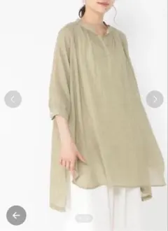 studio clip 七部袖チュニック