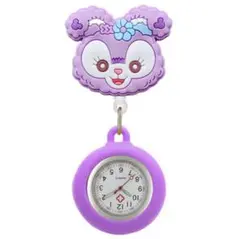 【即購入歓迎】リール付きナースウォッチ　ステラ・ルー　ディズニー　医療　懐中時計