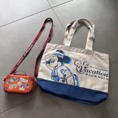 トートバッグとショルダーバッグ　ディズニーリゾートバケーションパッケージ限定