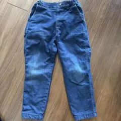 UNIQLO デニムブルー 120cm ゴムウエスト パンツ