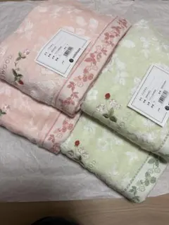 新品未開封 WEDGWOODウェッジウッド綿毛布 2枚セット 24h内＆匿名配送