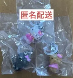 ハローキティ めじるしアクセサリー　日焼け　 小悪魔　お花　3点セット