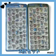 ドラえもん 3Dシール ぷくぷくシール 立体シール 硬いシール 2枚セット 韓国
