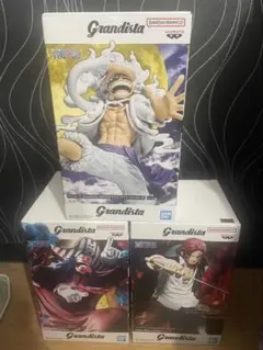 ONE PIECE Grandista ルフィ（ギア5）・バギー・シャンクス