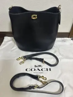 COACH ショルダーバケットバッグブラック