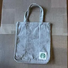 スターバックス コットン トートバッグ グレー