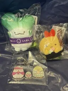 すみっコぐらし 埼玉限定 てのりぬいぐるみ 2種 とかげ えびふらいの