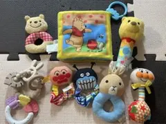 赤ちゃん おもちゃ 8点セット ラトル 0歳児 歯固め まとめ おまけあり