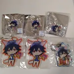 【未使用】弱虫ペダル 新開悠人 アクリルキーホルダー、アクリルチャームセット